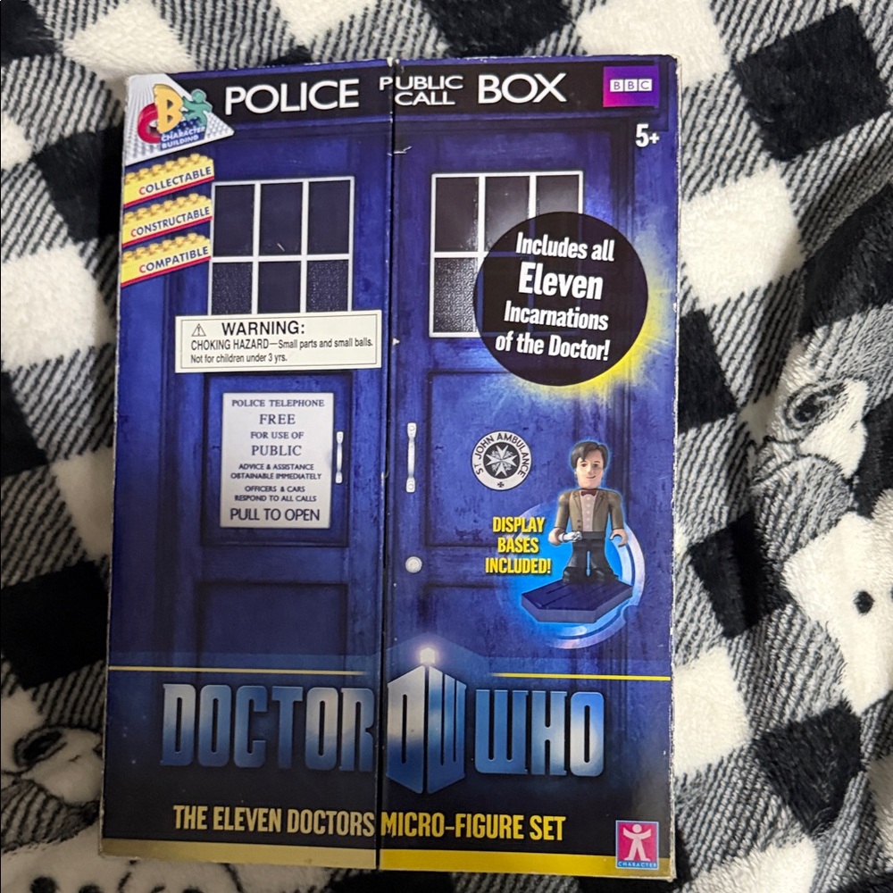 Doctor Who The Eleven Doctors Micro-Figure Set - Blue